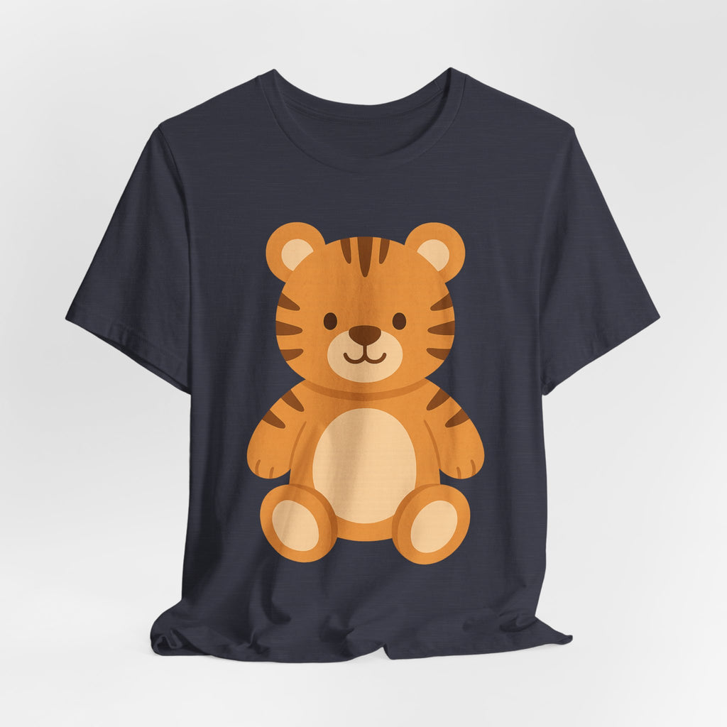Cute Plush Animal Tee — Tiger & Bunny Graphic T-Shirt for Kids & Parents