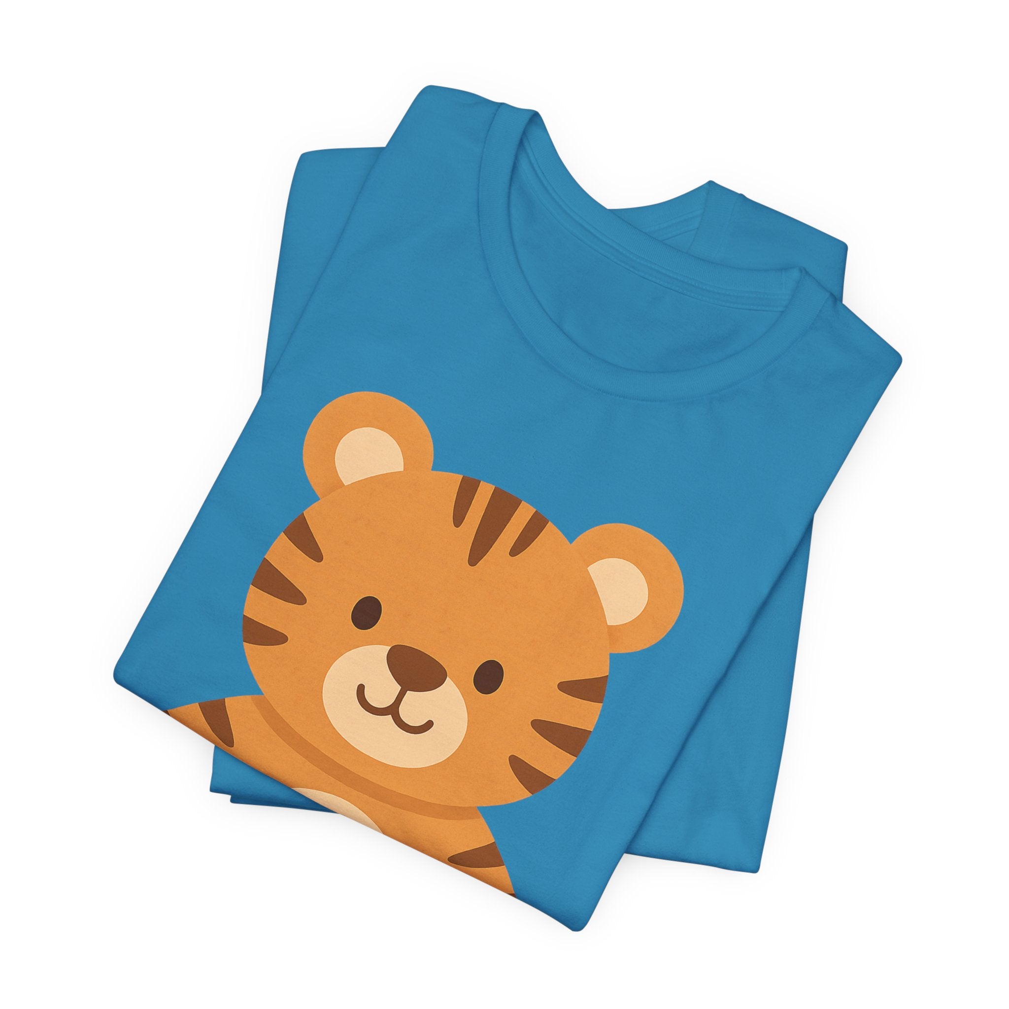 Cute Plush Animal Tee — Tiger & Bunny Graphic T-Shirt for Kids & Parents