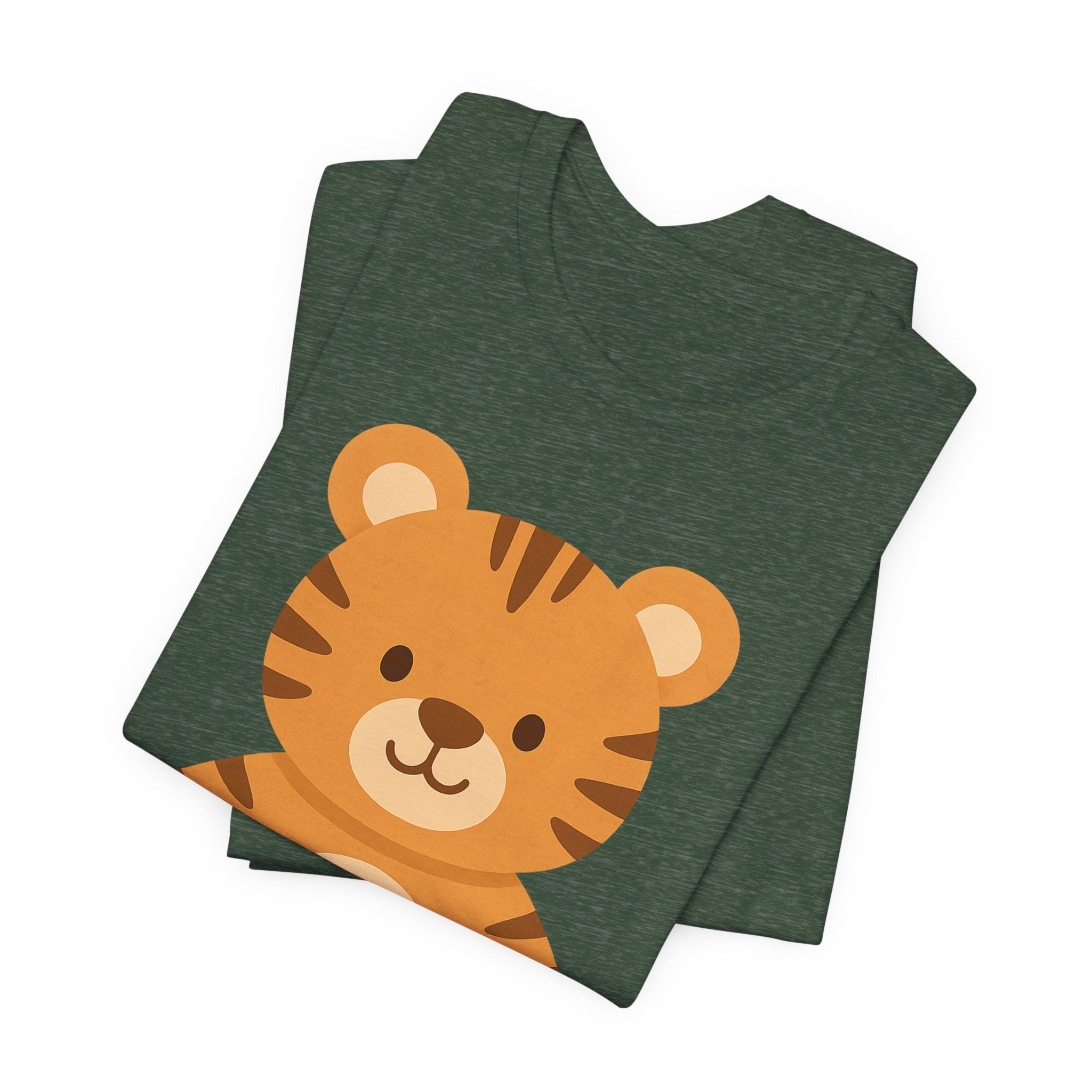 Cute Plush Animal Tee — Tiger & Bunny Graphic T-Shirt for Kids & Parents