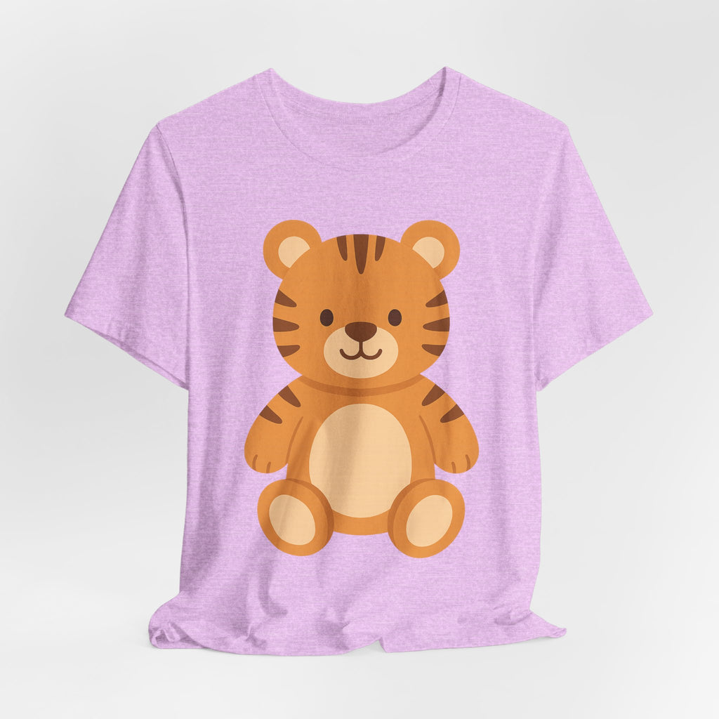 Cute Plush Animal Tee — Tiger & Bunny Graphic T-Shirt for Kids & Parents