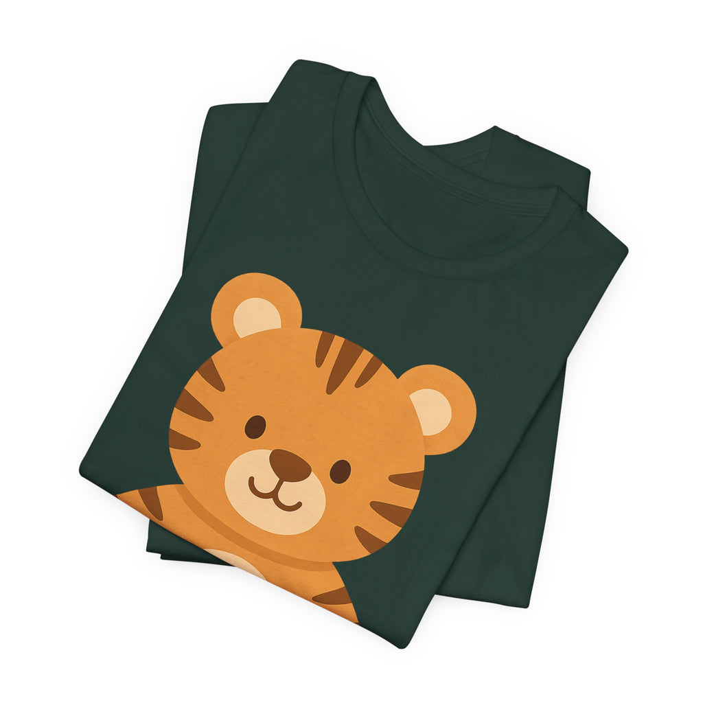 Cute Plush Animal Tee — Tiger & Bunny Graphic T-Shirt for Kids & Parents