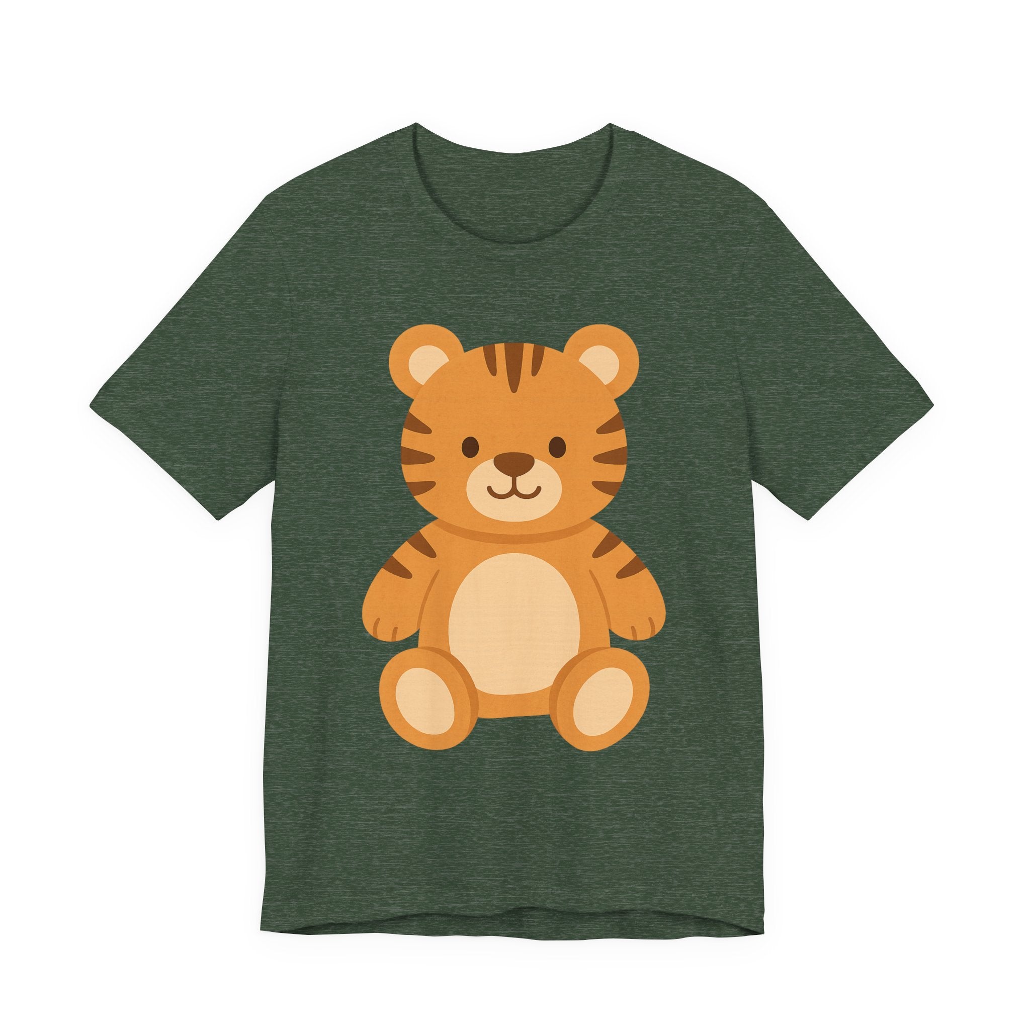 Cute Plush Animal Tee — Tiger & Bunny Graphic T-Shirt for Kids & Parents