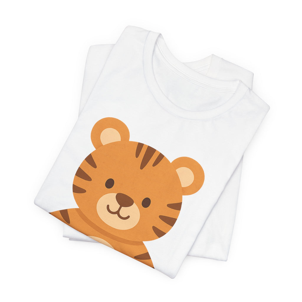Cute Plush Animal Tee — Tiger & Bunny Graphic T-Shirt for Kids & Parents