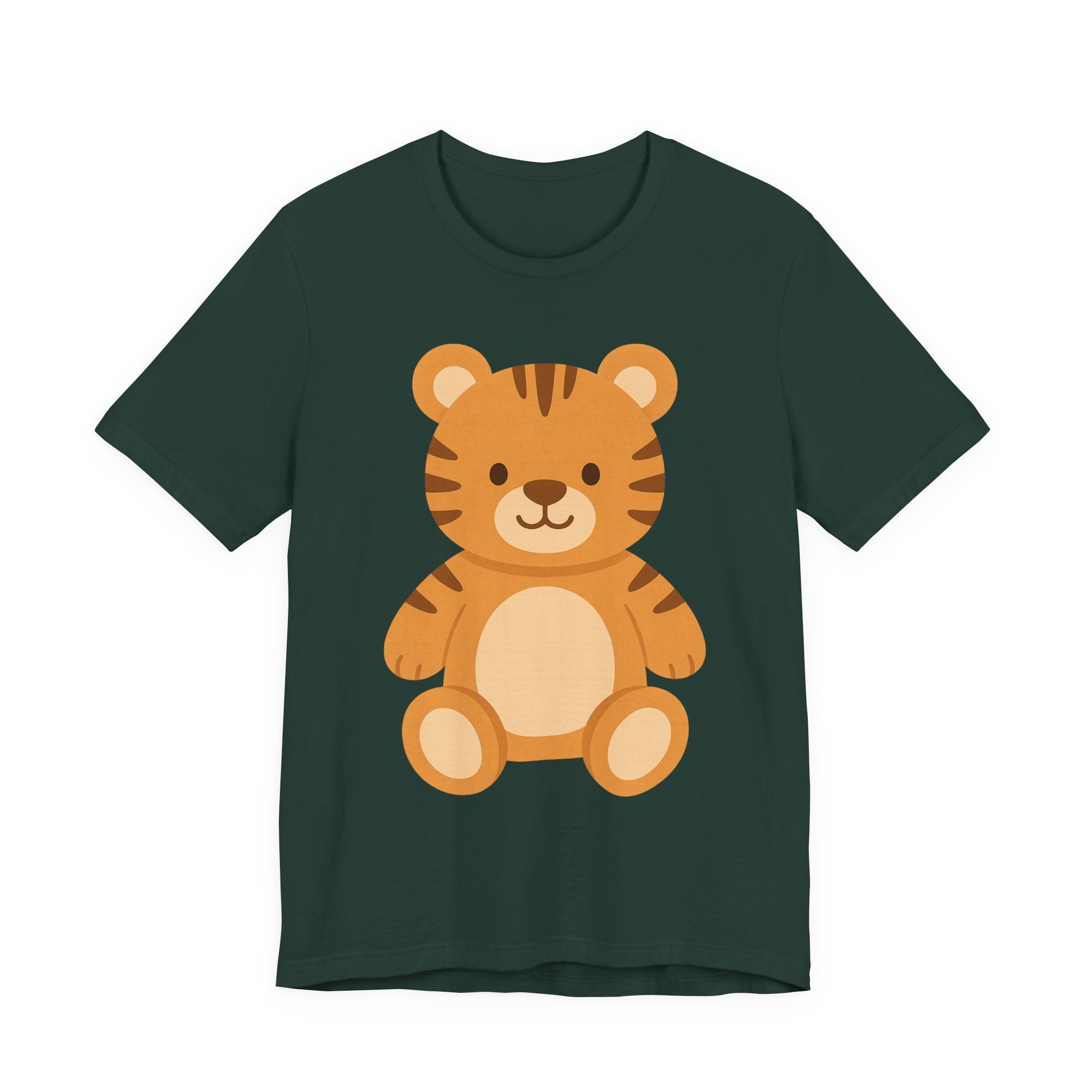 Cute Plush Animal Tee — Tiger & Bunny Graphic T-Shirt for Kids & Parents