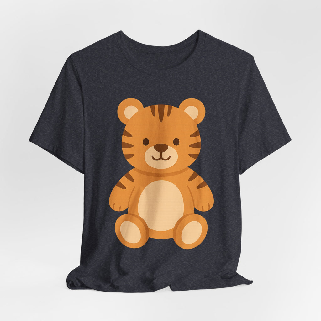 Cute Plush Animal Tee — Tiger & Bunny Graphic T-Shirt for Kids & Parents