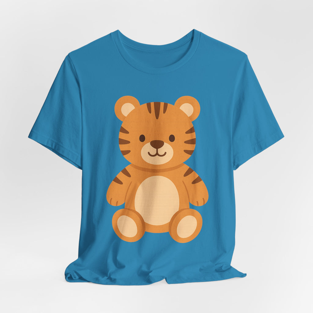 Cute Plush Animal Tee — Tiger & Bunny Graphic T-Shirt for Kids & Parents