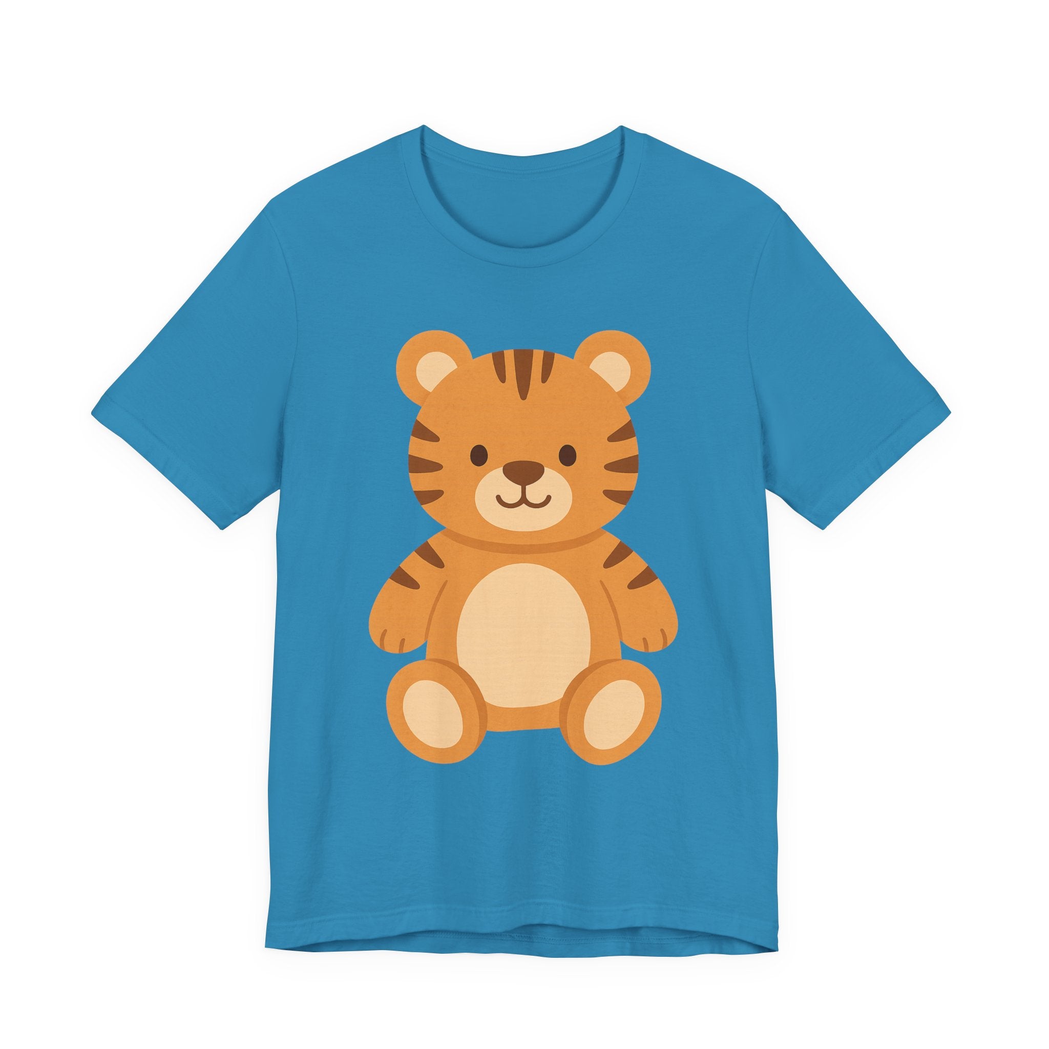 Cute Plush Animal Tee — Tiger & Bunny Graphic T-Shirt for Kids & Parents
