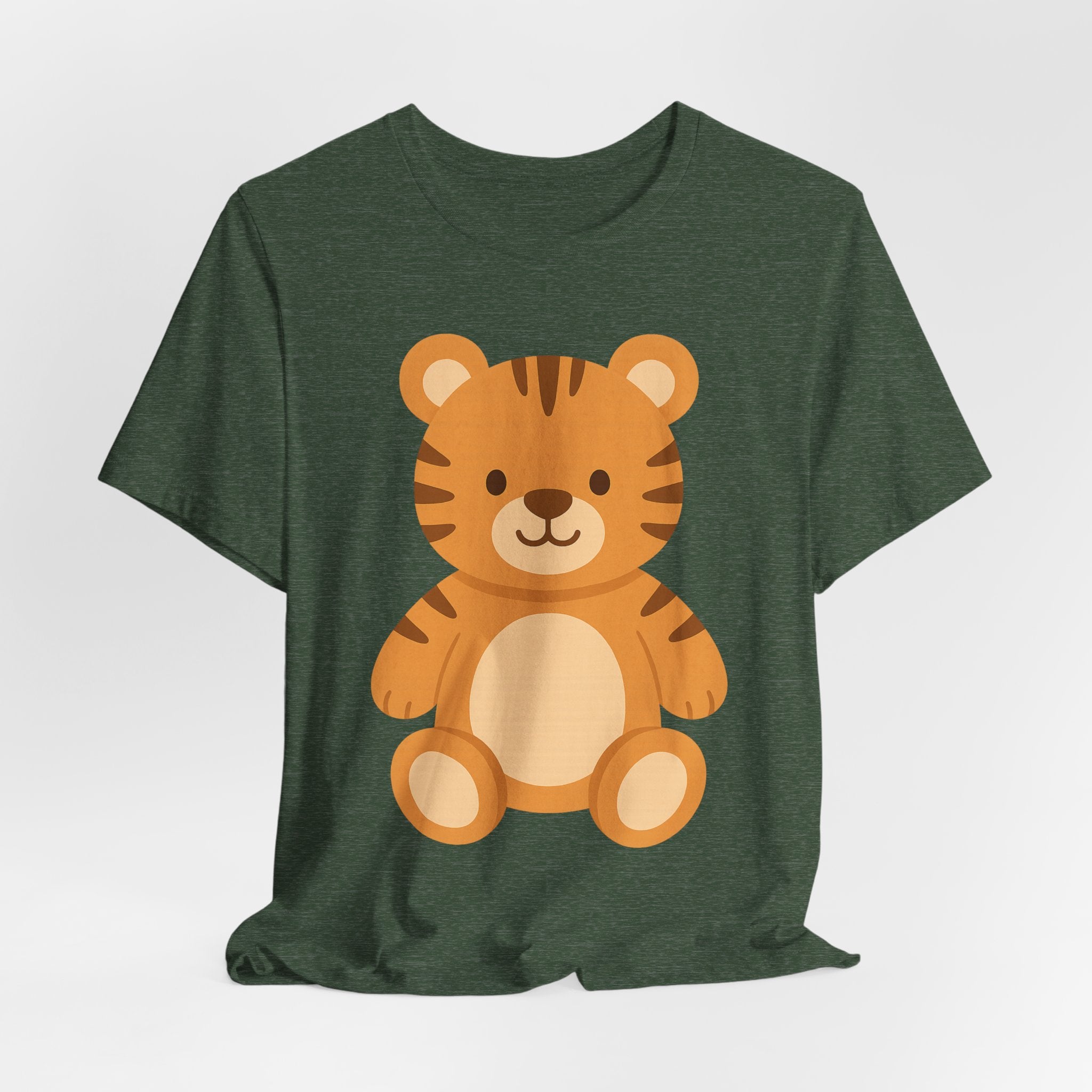 Cute Plush Animal Tee — Tiger & Bunny Graphic T-Shirt for Kids & Parents