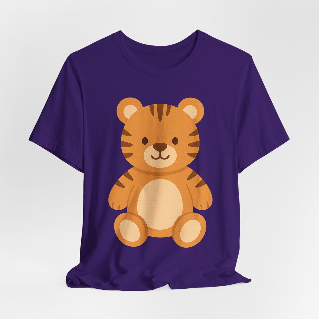 Cute Plush Animal Tee — Tiger & Bunny Graphic T-Shirt for Kids & Parents
