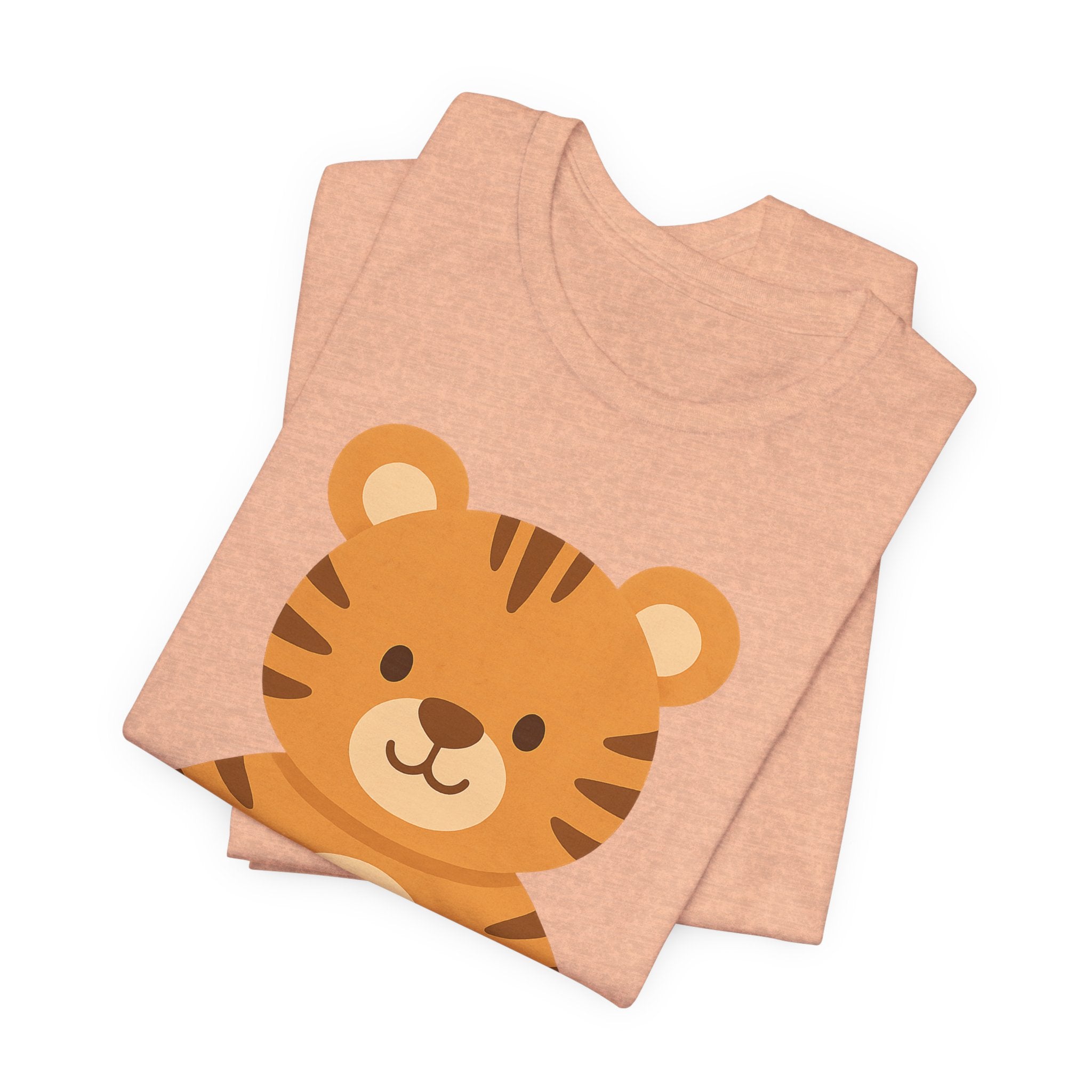 Cute Plush Animal Tee — Tiger & Bunny Graphic T-Shirt for Kids & Parents