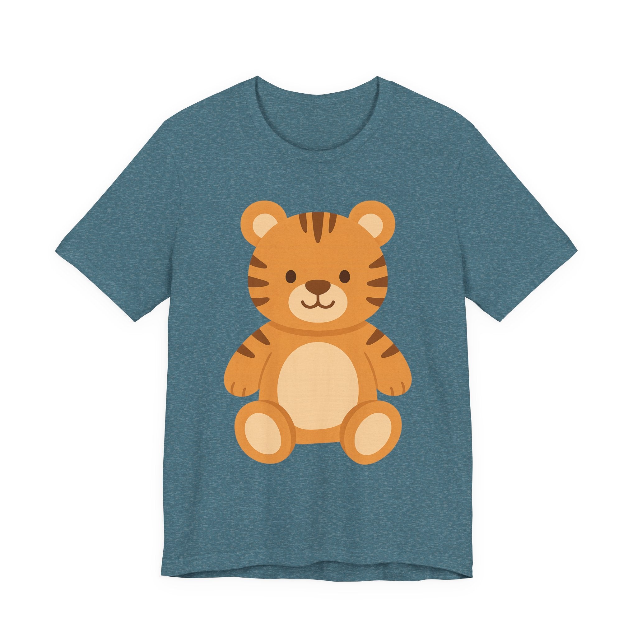 Cute Plush Animal Tee — Tiger & Bunny Graphic T-Shirt for Kids & Parents