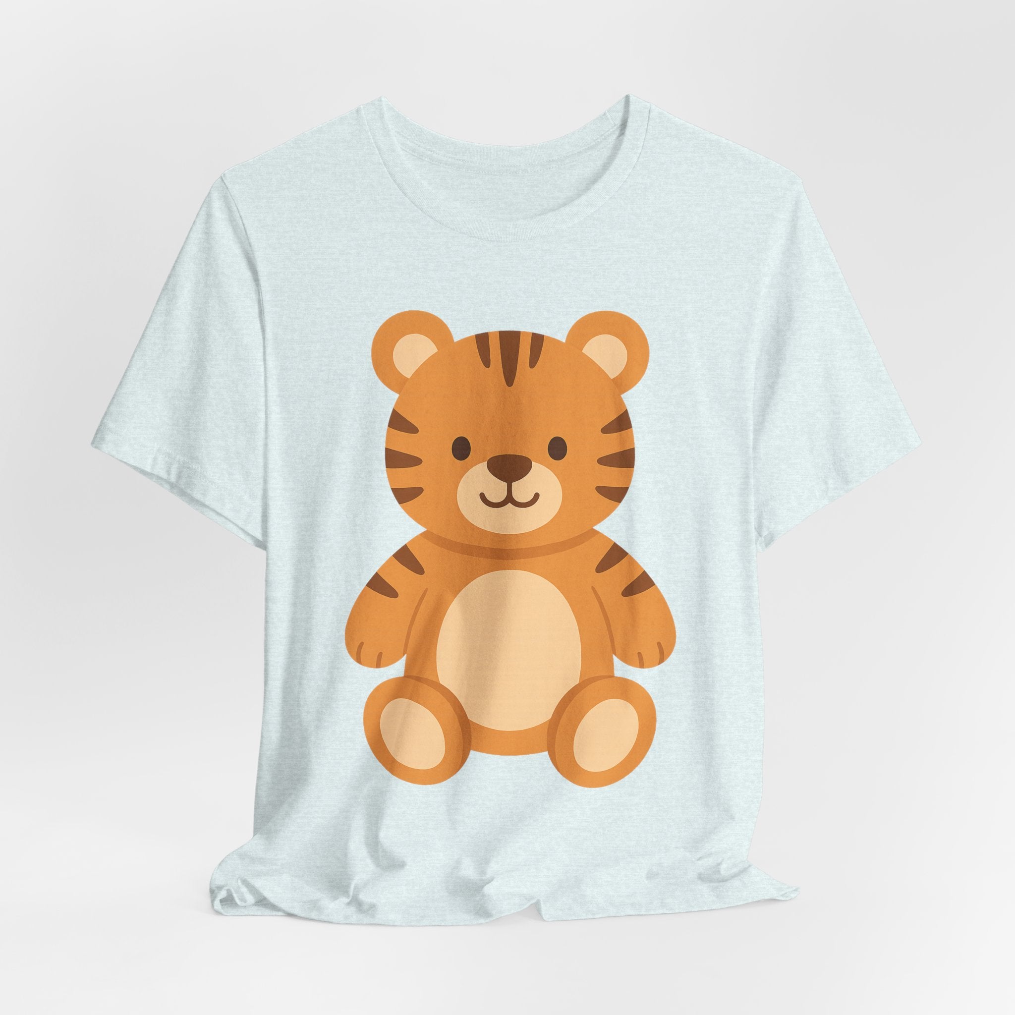 Cute Plush Animal Tee — Tiger & Bunny Graphic T-Shirt for Kids & Parents