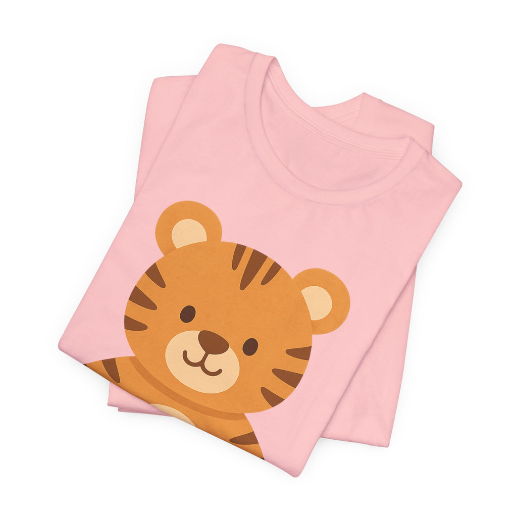 Cute Plush Animal Tee — Tiger & Bunny Graphic T-Shirt for Kids & Parents