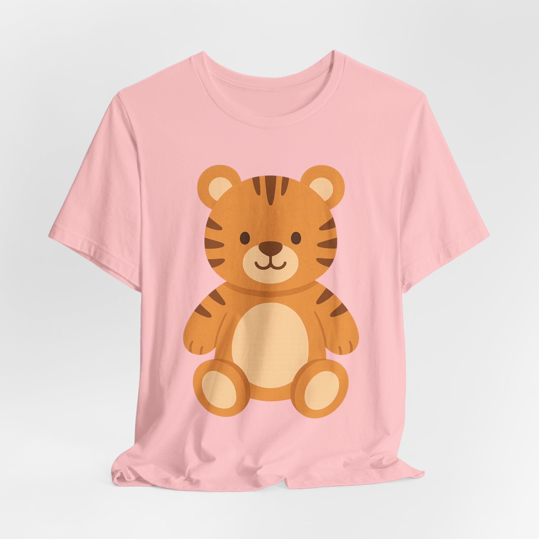 Cute Plush Animal Tee — Tiger & Bunny Graphic T-Shirt for Kids & Parents