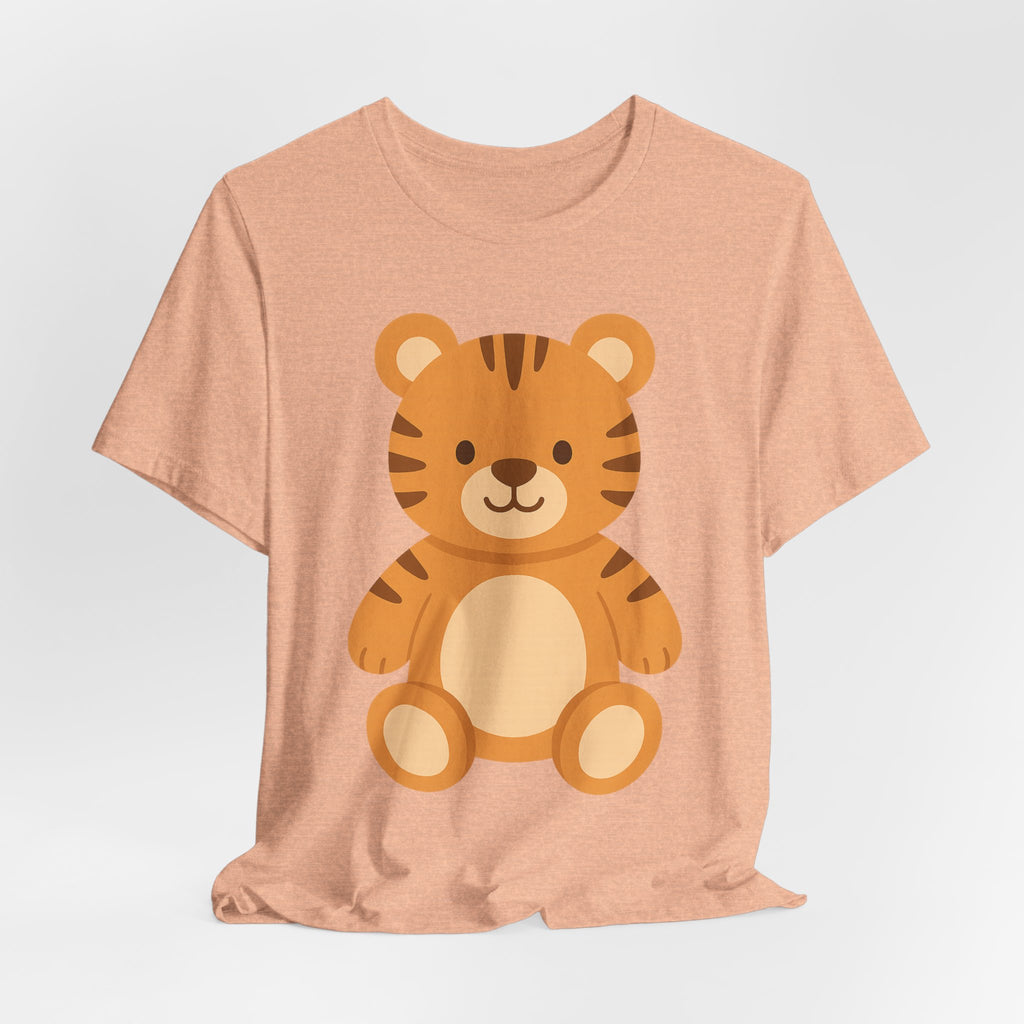 Cute Plush Animal Tee — Tiger & Bunny Graphic T-Shirt for Kids & Parents