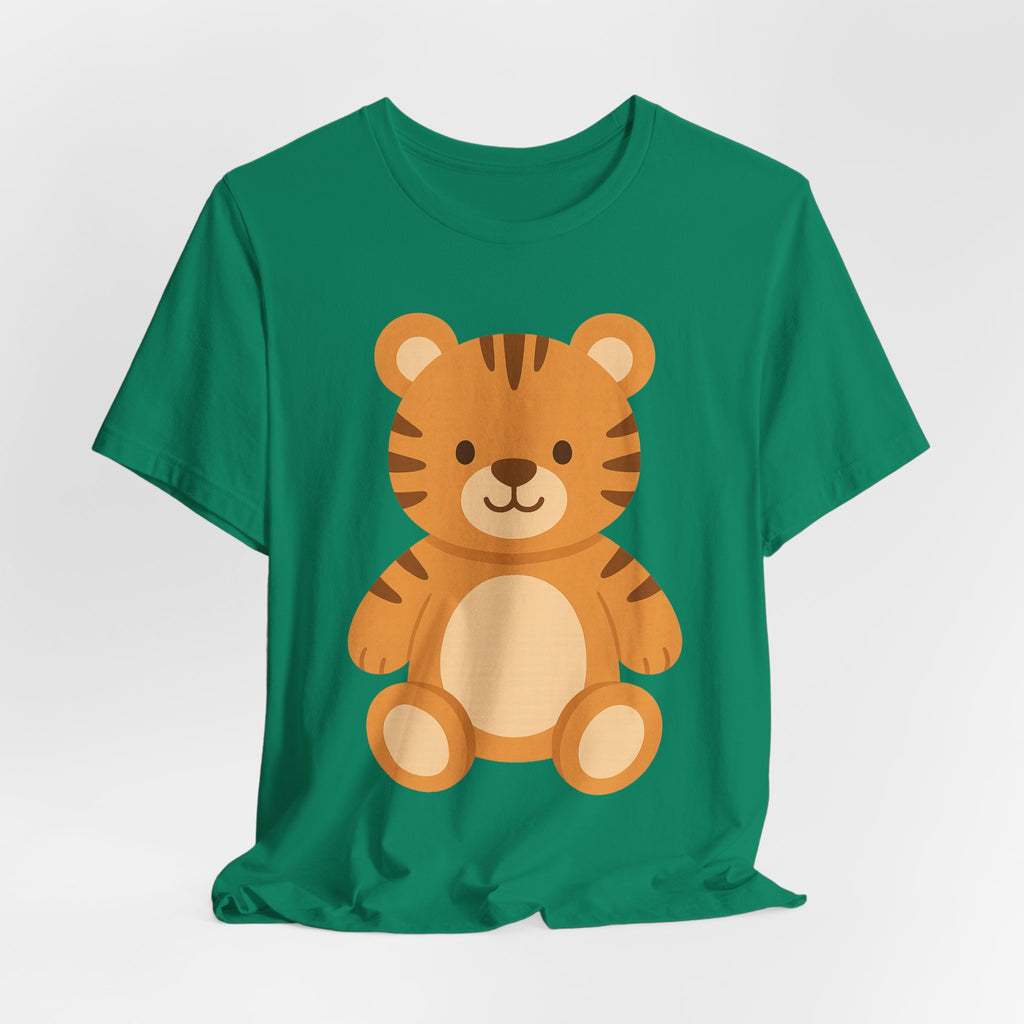 Cute Plush Animal Tee — Tiger & Bunny Graphic T-Shirt for Kids & Parents