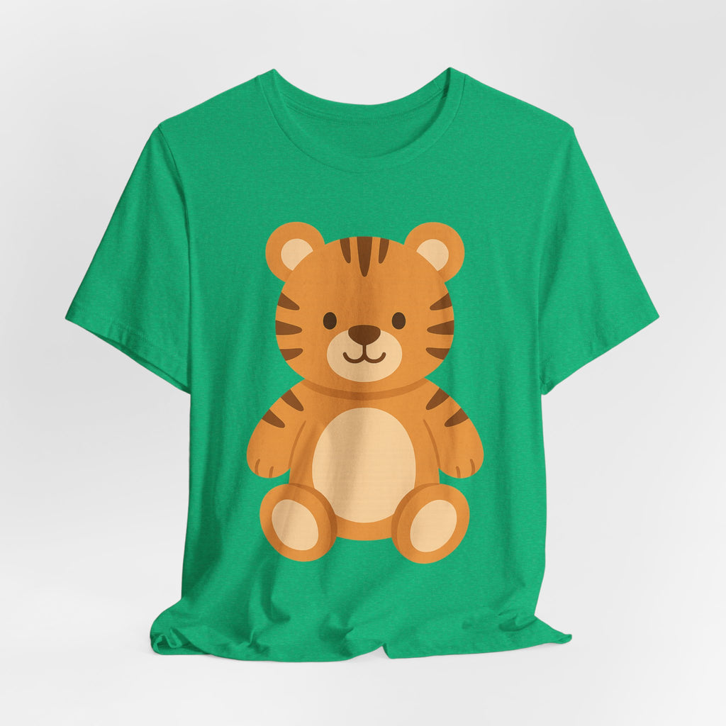 Cute Plush Animal Tee — Tiger & Bunny Graphic T-Shirt for Kids & Parents