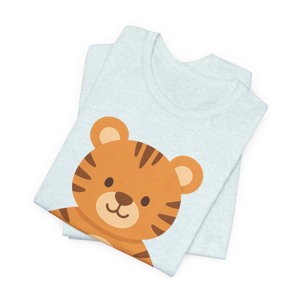 Cute Plush Animal Tee — Tiger & Bunny Graphic T-Shirt for Kids & Parents