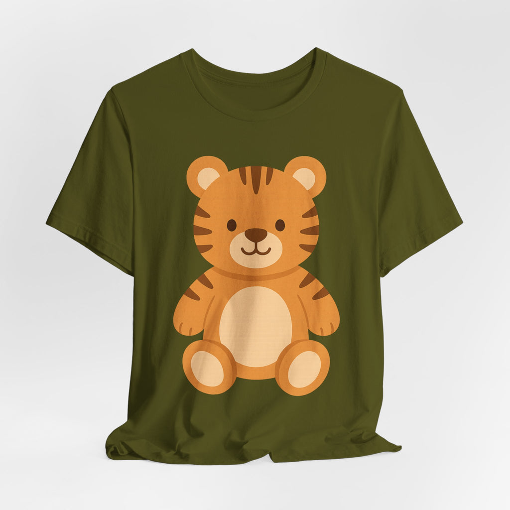Cute Plush Animal Tee — Tiger & Bunny Graphic T-Shirt for Kids & Parents