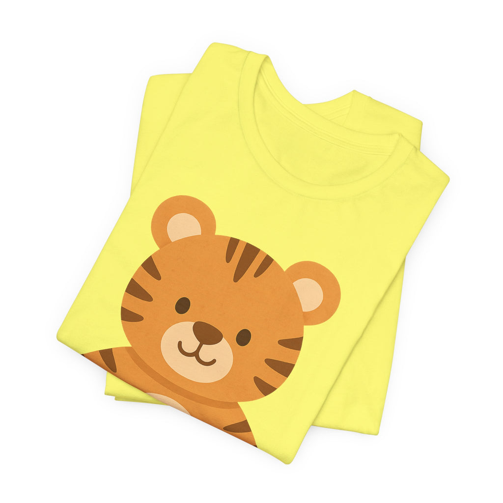 Cute Plush Animal Tee — Tiger & Bunny Graphic T-Shirt for Kids & Parents