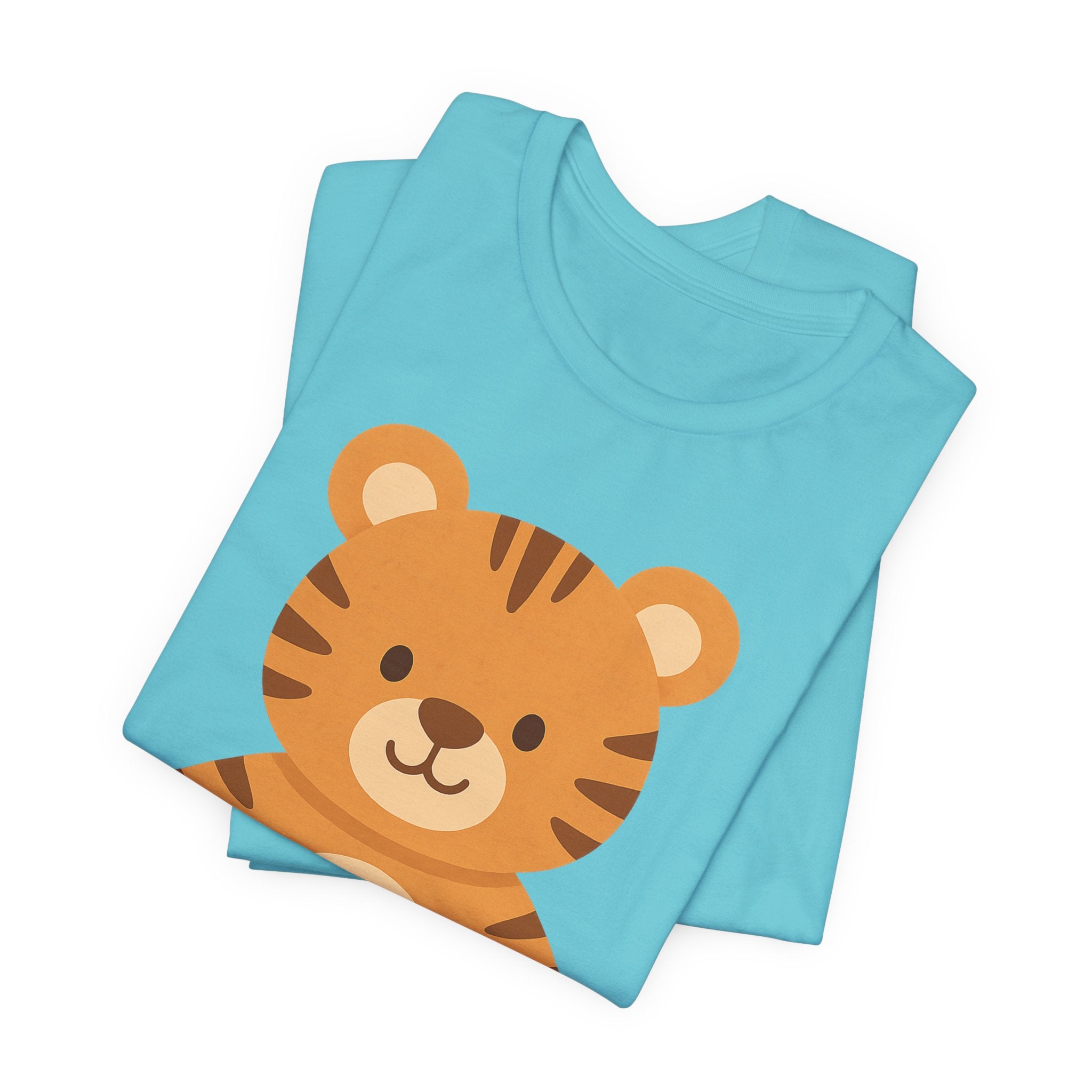 Cute Plush Animal Tee — Tiger & Bunny Graphic T-Shirt for Kids & Parents