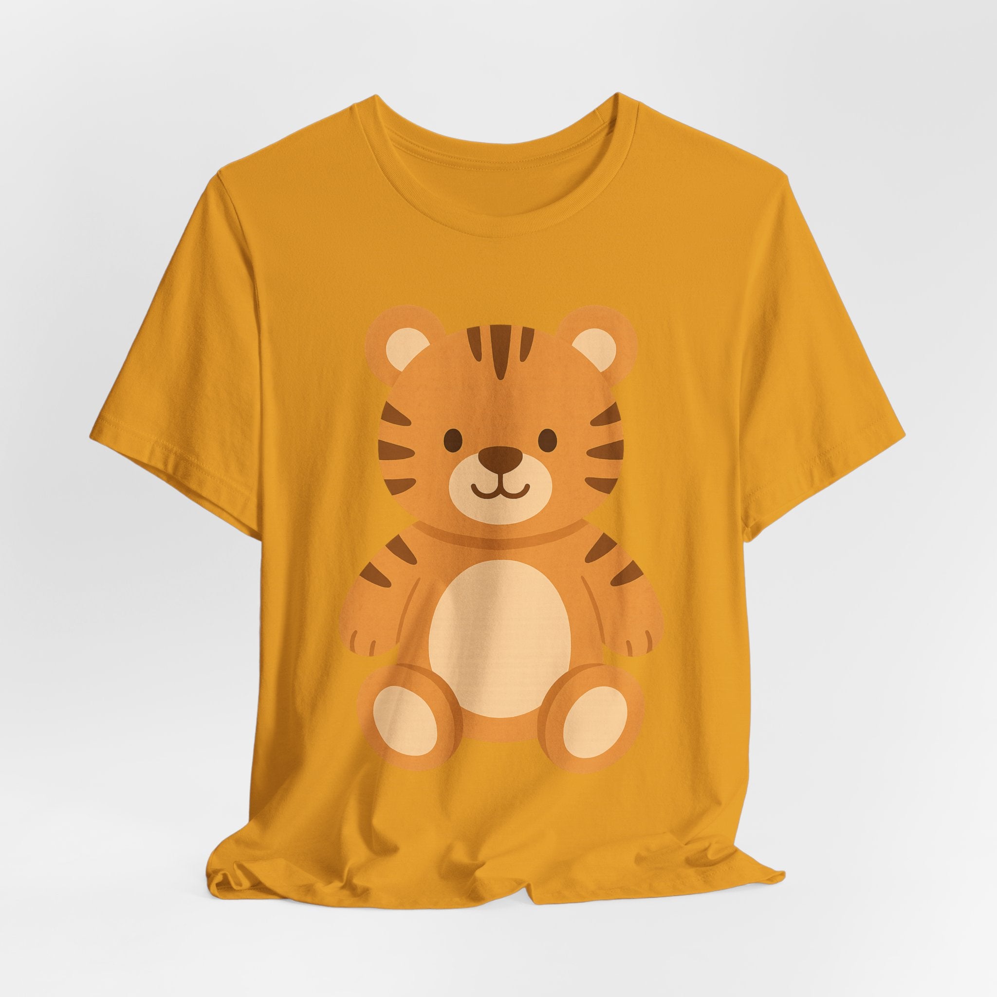 Cute Plush Animal Tee — Tiger & Bunny Graphic T-Shirt for Kids & Parents