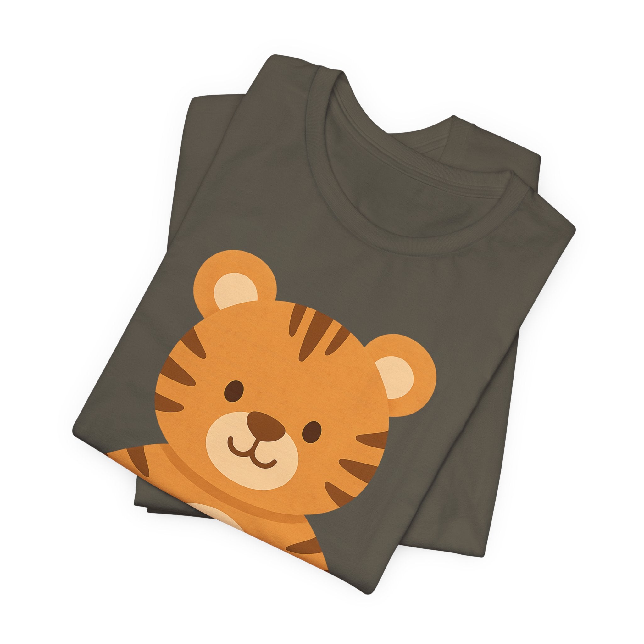 Cute Plush Animal Tee — Tiger & Bunny Graphic T-Shirt for Kids & Parents
