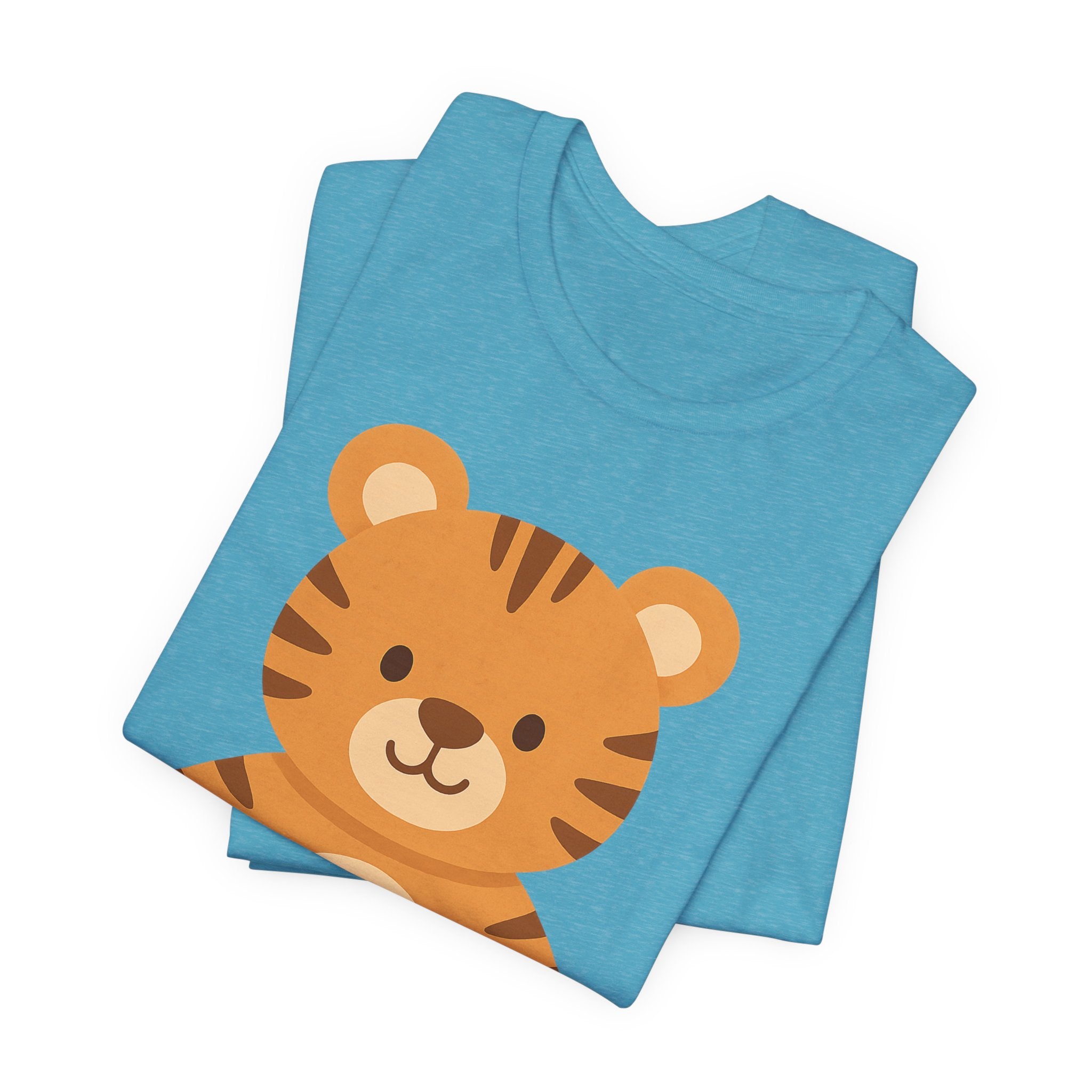Cute Plush Animal Tee — Tiger & Bunny Graphic T-Shirt for Kids & Parents