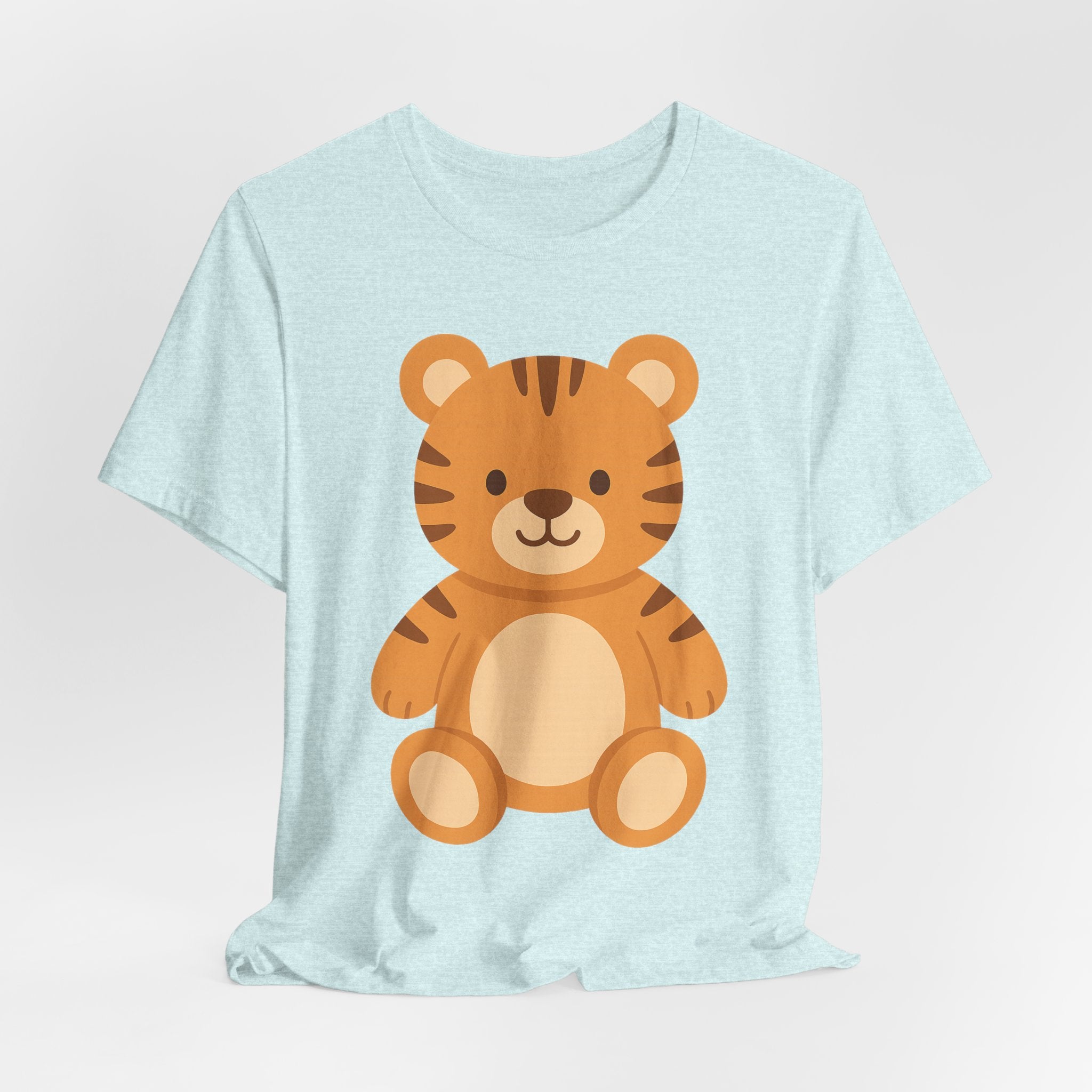 Cute Plush Animal Tee — Tiger & Bunny Graphic T-Shirt for Kids & Parents