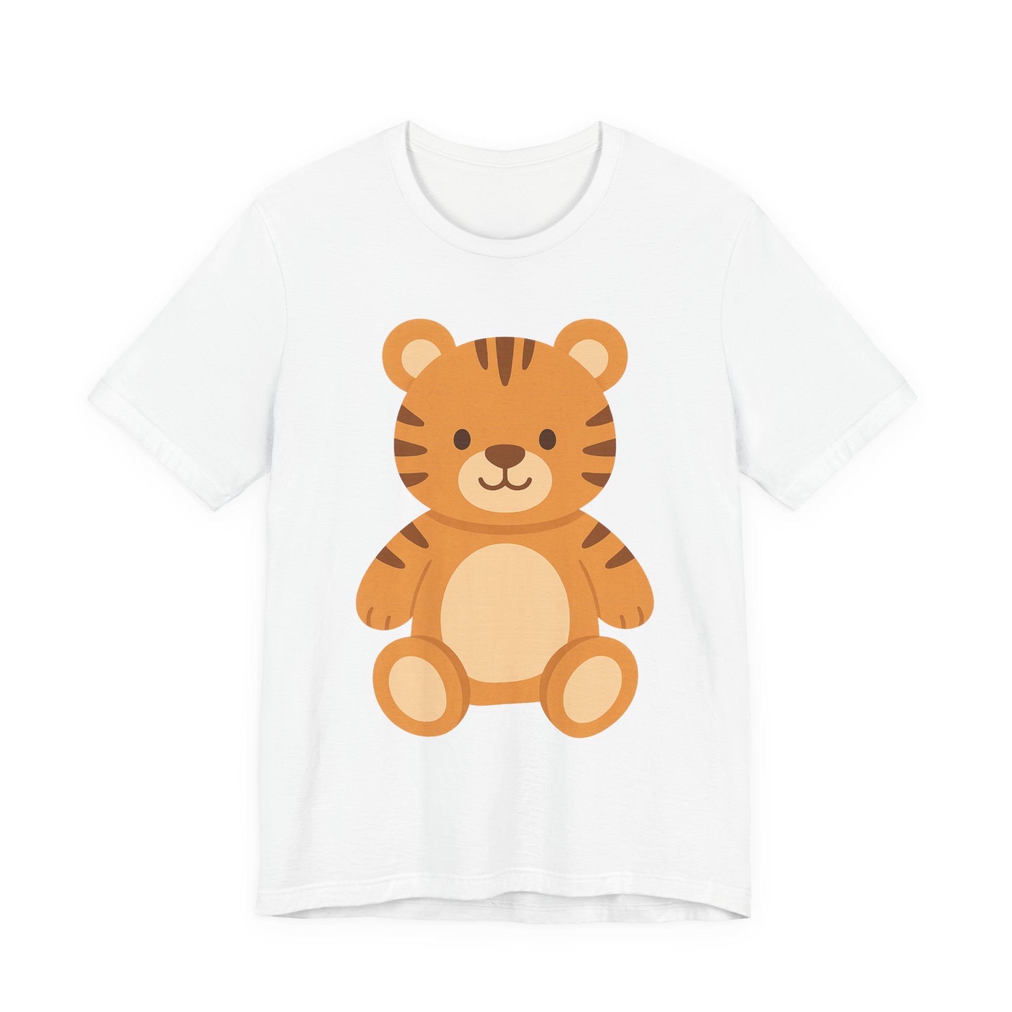 Cute Plush Animal Tee — Tiger & Bunny Graphic T-Shirt for Kids & Parents
