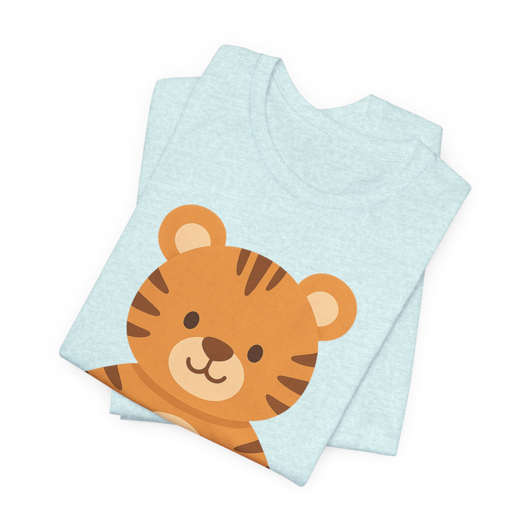 Cute Plush Animal Tee — Tiger & Bunny Graphic T-Shirt for Kids & Parents