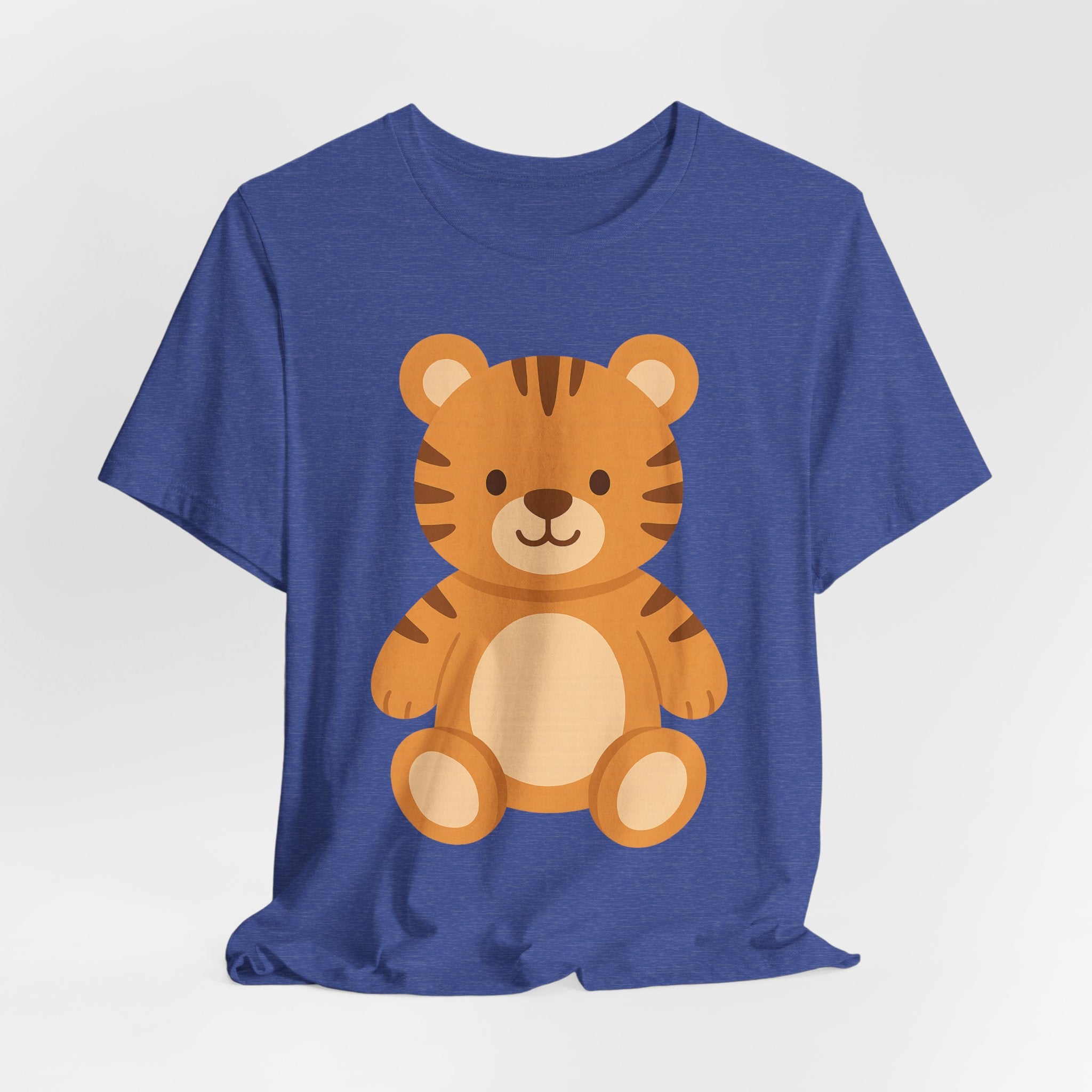 Cute Plush Animal Tee — Tiger & Bunny Graphic T-Shirt for Kids & Parents