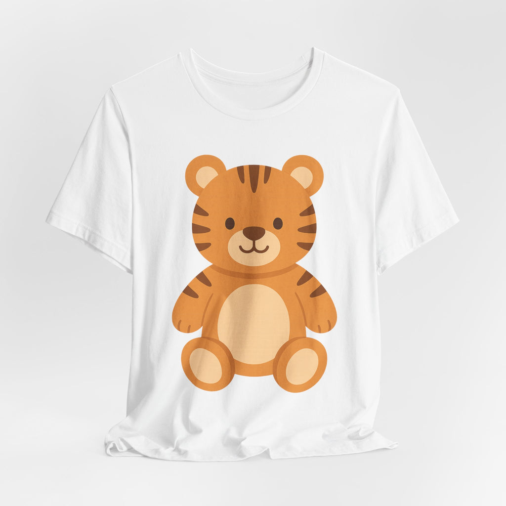 Cute Plush Animal Tee — Tiger & Bunny Graphic T-Shirt for Kids & Parents