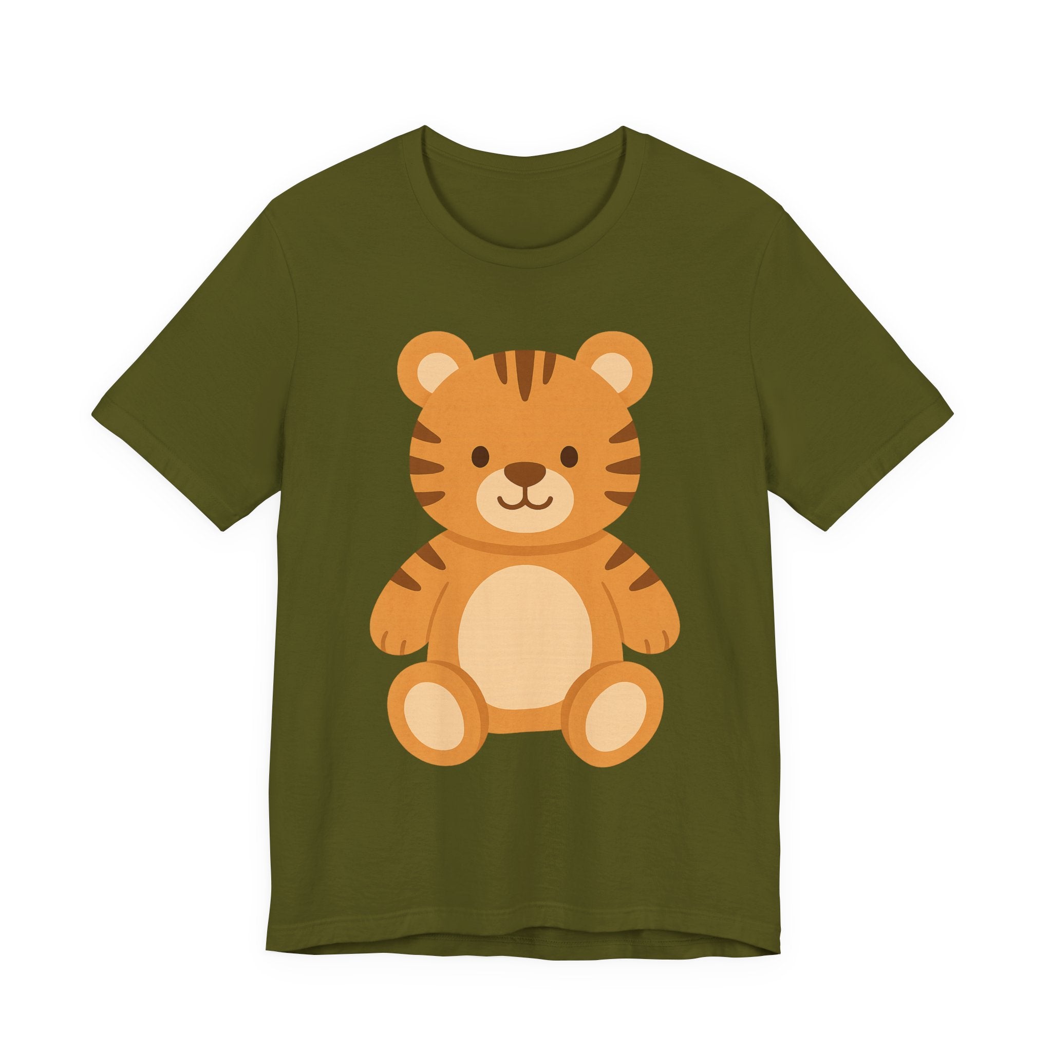 Cute Plush Animal Tee — Tiger & Bunny Graphic T-Shirt for Kids & Parents