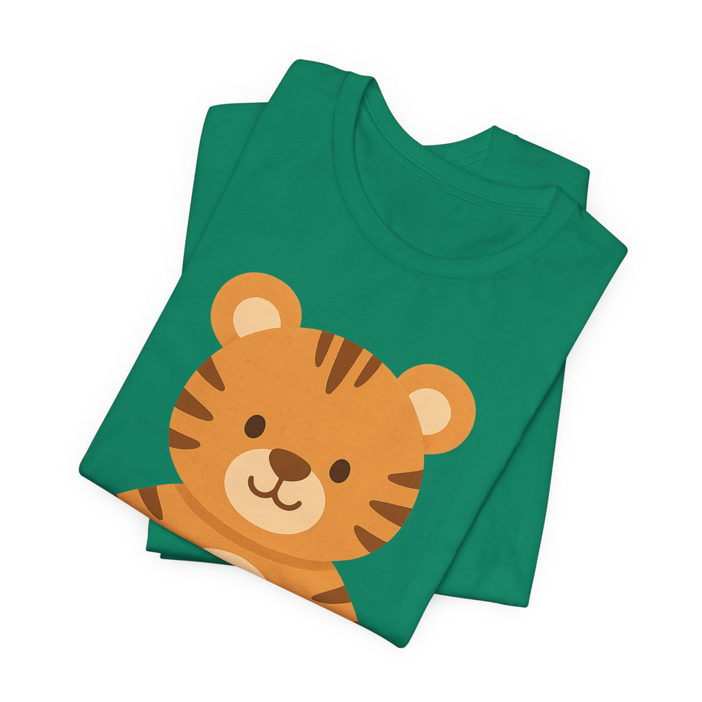 Cute Plush Animal Tee — Tiger & Bunny Graphic T-Shirt for Kids & Parents